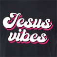 thumbnail image 6 of Wild Bobby Jesus Vibes Inspirational/Christian Men Premium Tri Blend Tee, True Black, X-Large, 6 of 6