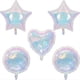 thumbnail image 3 of 24 Piezas Globo de Aluminio Transparente con Estrella Corazón Globos de Aire de Helio para Niños Adultos Cumpleaños Boda Decoración para Baby Shower, 3 of 5