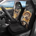 thumbnail image 2 of chaqlin Funny Squirrel Car Front Seat Covers 2 PCS Auto Seat Protector Universal Fit Vehicle Interior Accessories, 2 of 7