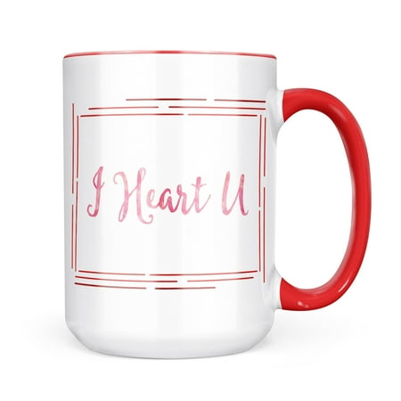

Christmas Cookie Tin I Heart U Valentine s Day Pink Watercolor Mug gift for Coffee Tea lovers