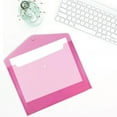 thumbnail image 2 of JAM Paper And Envelope Plastic Snap Envelopes, 9.8" x 13", 6 Per Pack, Assorted, 2 of 2