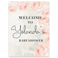 thumbnail image 1 of Darling Souvenir MADE WITH LOVE PersonalizedWelcomeSignFor Baby Shower,RoseBaby Shower Collection Great For Your Celebrations- 18x 12, 1 of 5