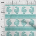 thumbnail image 2 of oneOone Polyester Spandex Teal Green Fabric Block Sewing Fabric By The Yard Printed Diy Clothing Sewing Supplies 56 Inch Wide-I8, 2 of 6