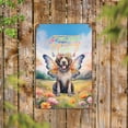 thumbnail image 2 of Welcome Spring Fairy Wirehaired Pointing Griffon in Flower Meadow Vertical Metal Aluminum Sign Dog Lover Wall Art Home Decor - 13002, 2 of 5