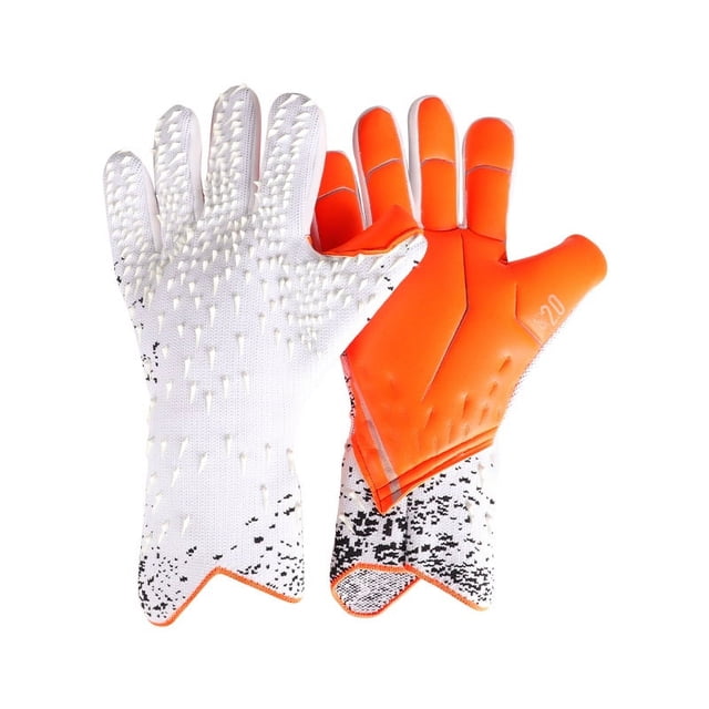 Guantes de portero profesionales con protección para los dedos para niños, de látex, antideslizantes, para fútbol, para estudiantes de primaria
