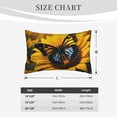 thumbnail image 4 of Daiia Butterfly On Sunflower Bedding Waterproof Pillow Protector Zippered Queen – Bed Bug Proof Pillow Encasement-20"x30", 4 of 6