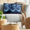 thumbnail image 5 of Ambesonne Blue Throw Pillow Cover 2 Pack, Thirthy 5 Modern, 16", Dark Blue Pale Blue, 5 of 5