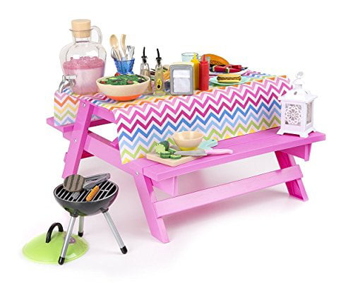 Vintage Our Generation Fun and Adventure Picnic Table Set for sale online