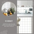 thumbnail image 3 of OULII 24Pcs White Decorative Tile Stickers with Strong Adhesion for Kitchen Office and Bathroom Walls, 3 of 8