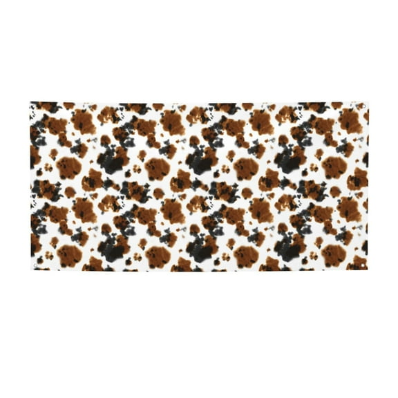 Picia Cow Tie Dye Pattern Party Banner, Festive Decoration, Holiday Banner, Celebration Decor, Event Banner, Reusable Party Banner-Small