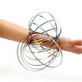 thumbnail image 5 of Flow Rings Kinetic Spring Bracelet Sensory Interactive Cool Toys For Kids Adults, 5 of 5