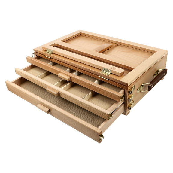 Masteelf 1pc Wood Table Easel Durable Artist Easel Painting Craft Wooden Painting Stand