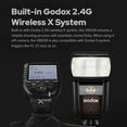 thumbnail image 2 of Godox V860III-O 76Ws Camera Flash for Olympus Panasonic Camera 480 Full-Power Flashes 10 Levels LED Modeling Lamp, 2 of 9