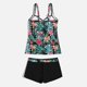 thumbnail image 4 of Bikini sólido con correa para mujer, Bikini con escote en V profundo, cómodo traje de baño dividido, traje de baño de dos piezas OAVQHLG3B Store lin121212, 4 of 4