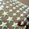 thumbnail image 3 of 2 Hojas de Pegatinas de Pared o Techo de Estrellas Cúpulas 3D que Brillan en la Oscuridad, Brillantes, para Ropa de Cama de Niños o Regalo de Cumpleaños, Hermosas Calcomanías de Pared y Decoraciones, 3 of 6