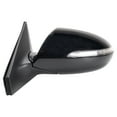 thumbnail image 2 of TRQ Mirror Power Turn Signal Smooth Black Cover Driver Side LH for Sportage MRA06114 Fits select: 2011-2016 KIA SPORTAGE, 2 of 5