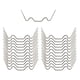 thumbnail image 2 of Pinzas De Acristalamiento , Paquete De 100, Abrazaderas De De Invernadero de material acero Inoxidable Tipo W, 2 of 7