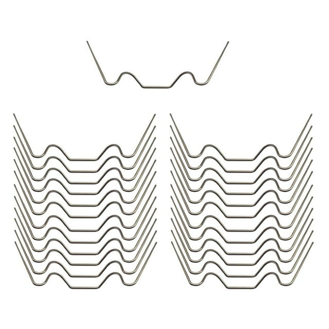 DOLITY 50-Pieces W Shape Glazing Clips Stainless for Aluminium Greenhouse Universal