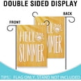 thumbnail image 4 of Hello Summer Yellow Small Decorative Garden Flag, Sun Sunshine Yard Lawn Outside Decor, Seasonal Burlap Outdoor Home Decoration Double Sided 12.5 x 18, 4 of 6