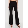 thumbnail image 3 of Women's Straight Leg Crepe Knit Pintuck Detail Pants, 3 of 4