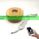 thumbnail image 1 of Minialtavoz de madera maciza creativo con Bluetooth y audio inteligente para exteriores, luminoso, con base de luz nocturna, 1 of 5