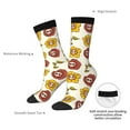 thumbnail image 4 of Pofeuu Sunflowers And Skull Print Crew Socks, Adult Running Hiking Socks for Youth and Adult, 4 of 6