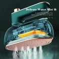 thumbnail image 2 of Portable Handheld Steam Iron Mini Travel Iron Fabric Garment Iron Hanging Ironing Wrinkles Removing Lightweight Steamer for Home Office Travel, 2 of 5