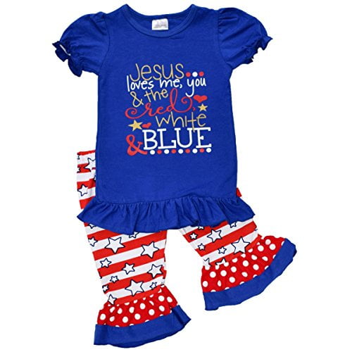 4th of july outfits for baby girl walmart