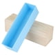 thumbnail image 3 of Crea jabones únicos hechos a mano con forma de pastel Molde de silicona y madera de color azul cielo para jabón de pan de rosas, 3 of 8