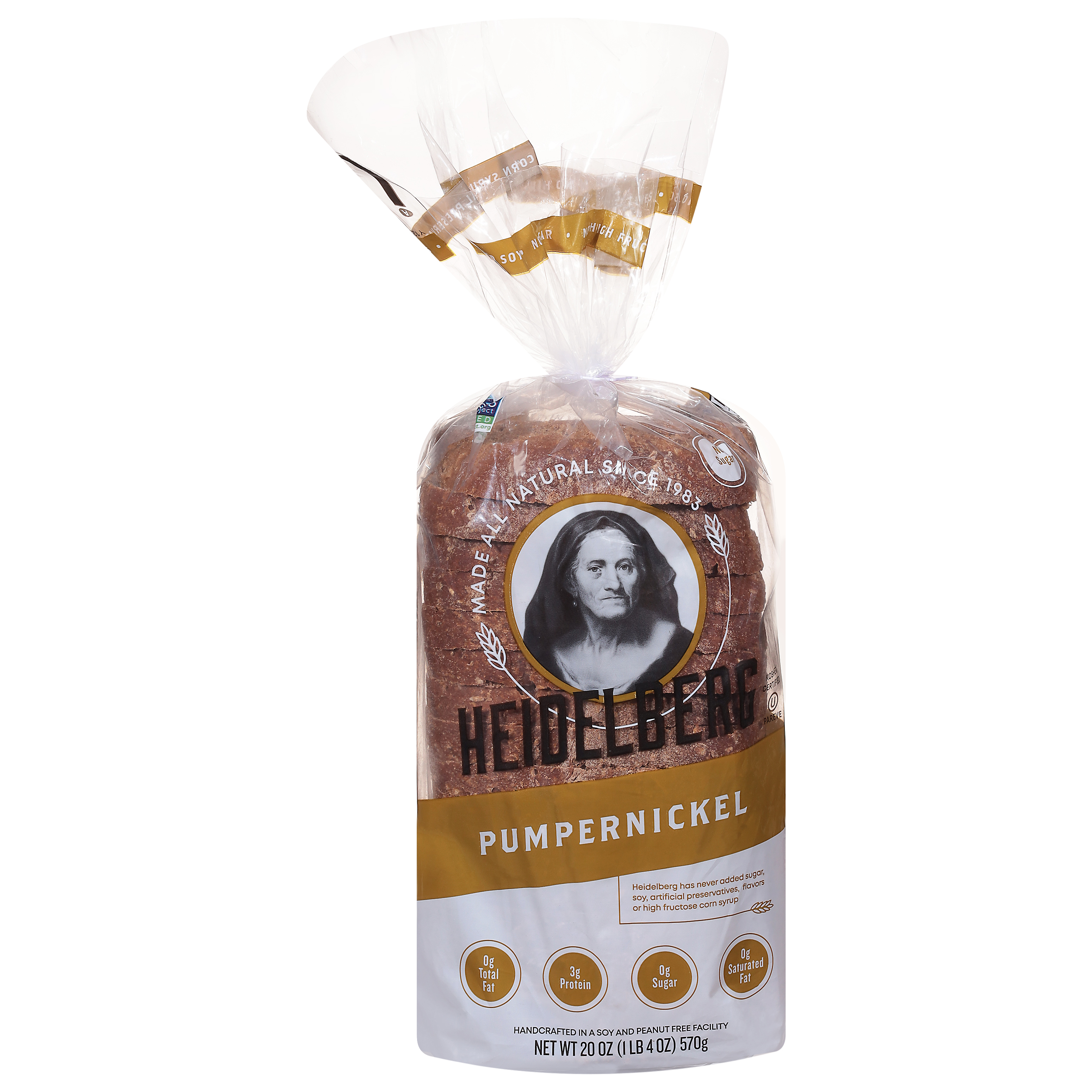 Heidelberg Bread Pumpernickel, 22.0 OZ