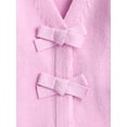 thumbnail image 2 of Wonder Nation Toddler Girls' Bow Front Cardigan Sweater with Long Sleeves, Sizes 12M- 5T, 2 of 3