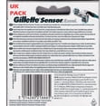 thumbnail image 4 of Cartucho Gillette Sensor Excel Twin Comfort Blades x50, 4 of 4