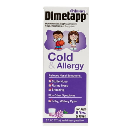 Children's Dimetapp Cold & Allergy Antihistamine & Decongestant Liquid 8 fl