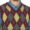 thumbnail image 3 of Step Brothers Brennan & Dale Sweater Vest Halloween Costume, 3 of 5