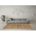 thumbnail image 3 of Ahgly Company Indoor Round Oriental Brown Industrial Area Rugs, 5' Round, 3 of 4
