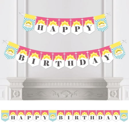 You Are My Sunshine Birthday Party Bunting Banner Sunshine