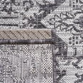 thumbnail image 6 of SAFAVIEH Courtyard April Geometric Indoor/Outdoor Area Rug, Black/Grey, 4' x 4' Round, 6 of 11