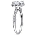 thumbnail image 4 of Everly Women's Created Moissanite 14K White Gold Engagement Ring, 4 of 9