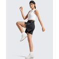 thumbnail image 6 of G4Free Chillwhisp Split Running Shorts for Women 3"- Built-in Shorts for Athletic Workout Gym, 6 of 6