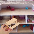 thumbnail image 2 of DECORNIJIA 2Pcs Mini Picnic Table Model Wood Khaki for Photography, 2 of 8