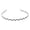 Black1, variant on Unisex Black Metal Wire Headband for Everyday Wear – Sleek Minimalist Hair for and with Comfortable Fit Men's Headband Metal 90's Headbands Milk and Cookies Headband Head Hear Knotted