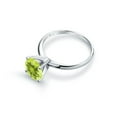 thumbnail image 3 of Gem Stone King 14K White Gold 1.85 Ct Round Yellow Lemon Quartz Women Solitaire Engagement Ring, 3 of 6