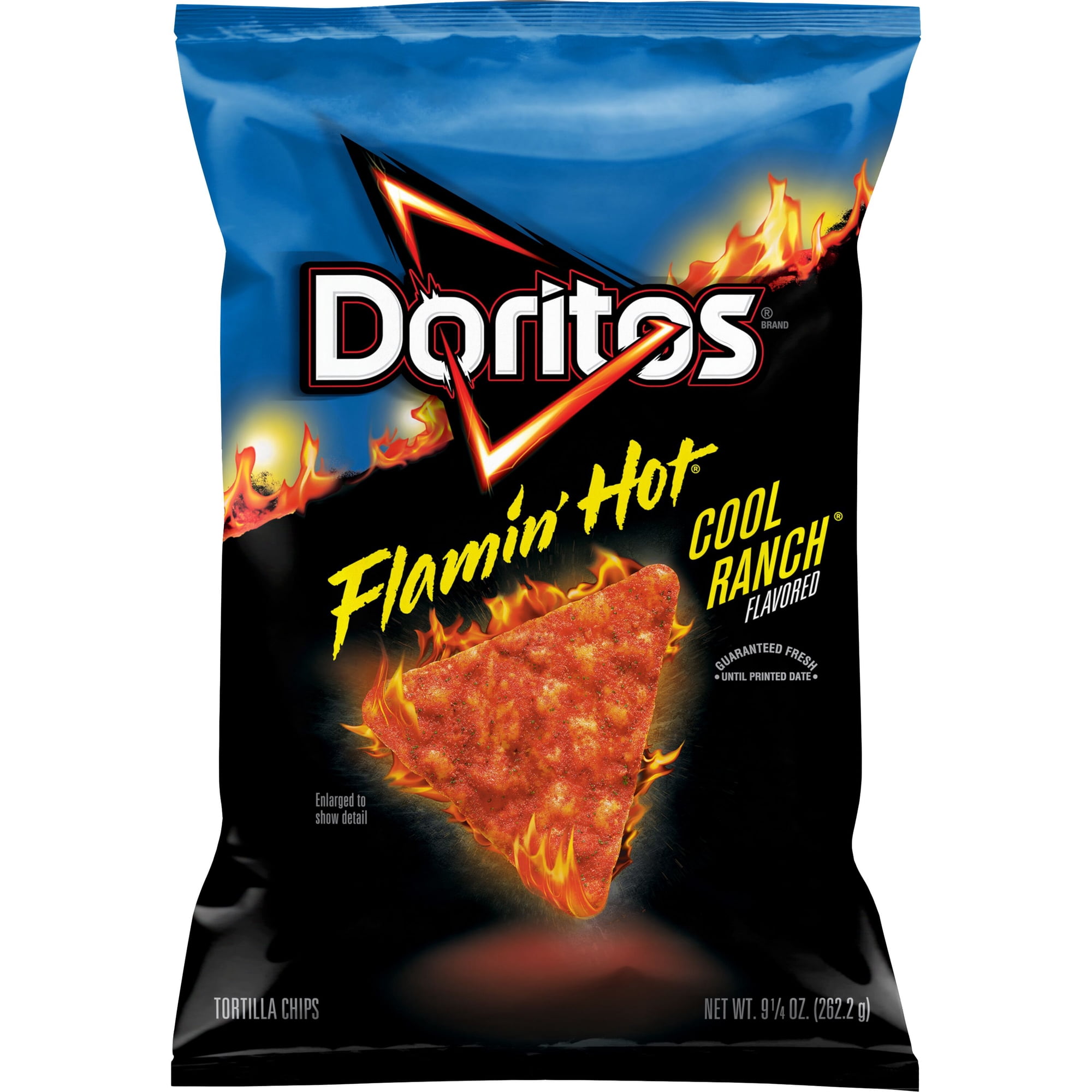 Doritos Flamin' Hot Cool Ranch Flavored Tortilla Chips, 9.25 oz Bag