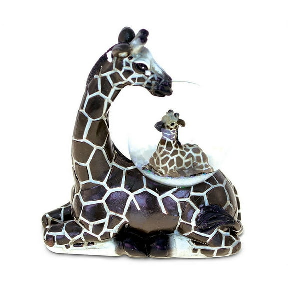 CoTa Global Giraffe Snow Globe Decor - Beautiful Snow Globe Decorations with Giraffe Figurine, Collectible Snow Globes Perfect Giraffe Decor For Home, Office Space, Figurine Shelf, or Desk - 45mm