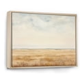 thumbnail image 2 of Designart "Minimalistic Scenic Meadows In Endless Prairies I" Prairies Floater Framed Wall Decor, 2 of 5
