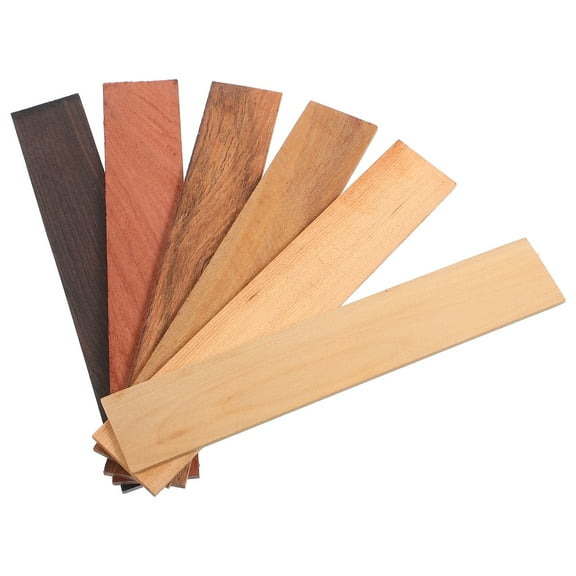 Pawsdot 6 Pcs Replacement Garden Bench Slats Assorted Color Natural Wood Panels for DIY Use