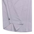 thumbnail image 2 of Cuts Clothing Men's Curve Hem Long Sleeve Crew Neck Signature Fit Tee T-Shirt (Large, Lavender), 2 of 2