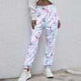 thumbnail image 7 of Womens High Waisted Tie Dye Sweatpants Loose Fit Casual Jogger Pants Athletic Workout Running Gym Pants Trousers, 7 of 7
