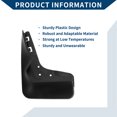 thumbnail image 4 of Guardabarros Unique Bargains con accesorios de montaje para Mercedes-Benz ML350 sin pedal 2012-2015, guardabarros delanteros y traseros, 1 juego, 4 of 6