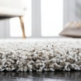 thumbnail image 4 of SAFAVIEH Hudson Jaden Striped Shag Area Rug, Ivory/Grey, 6' x 9', 4 of 10